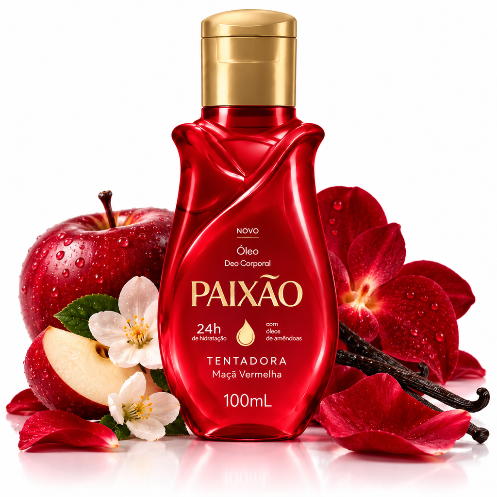 Paixão huile corps Parfumée 100 ml - Huile Corporel