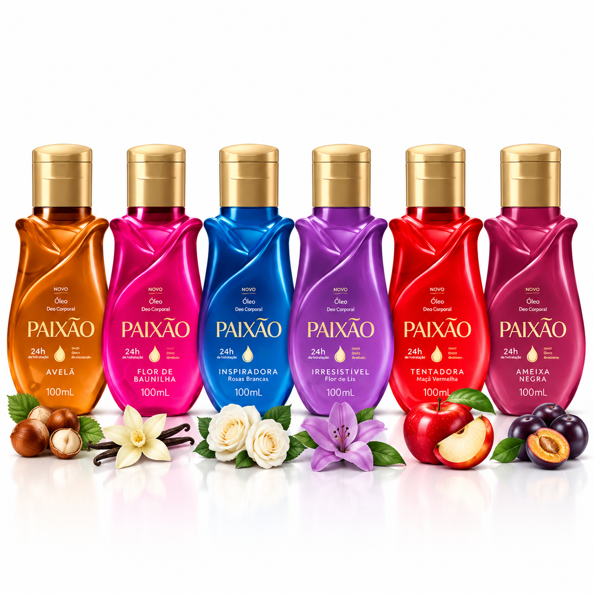 Paixão huile corps Parfumée 100 ml - Huile Corporel