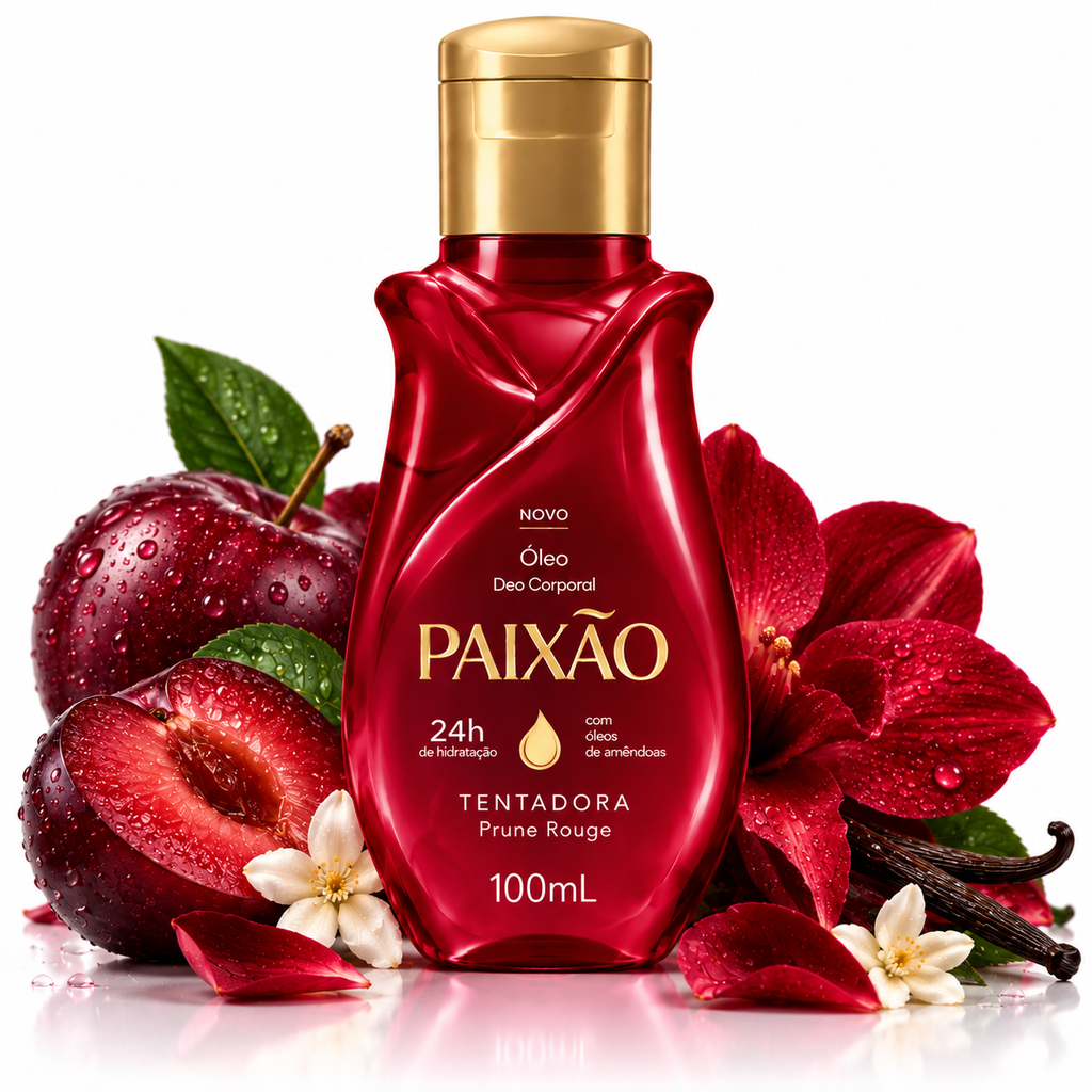 Paixão huile corps Parfumée 100 ml - Huile Corporel