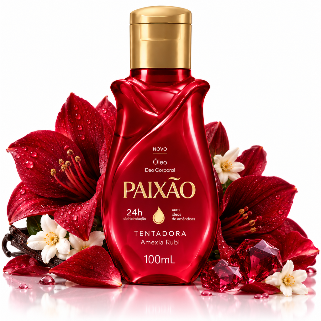 Paixão huile corps Parfumée 100 ml - Huile Corporel