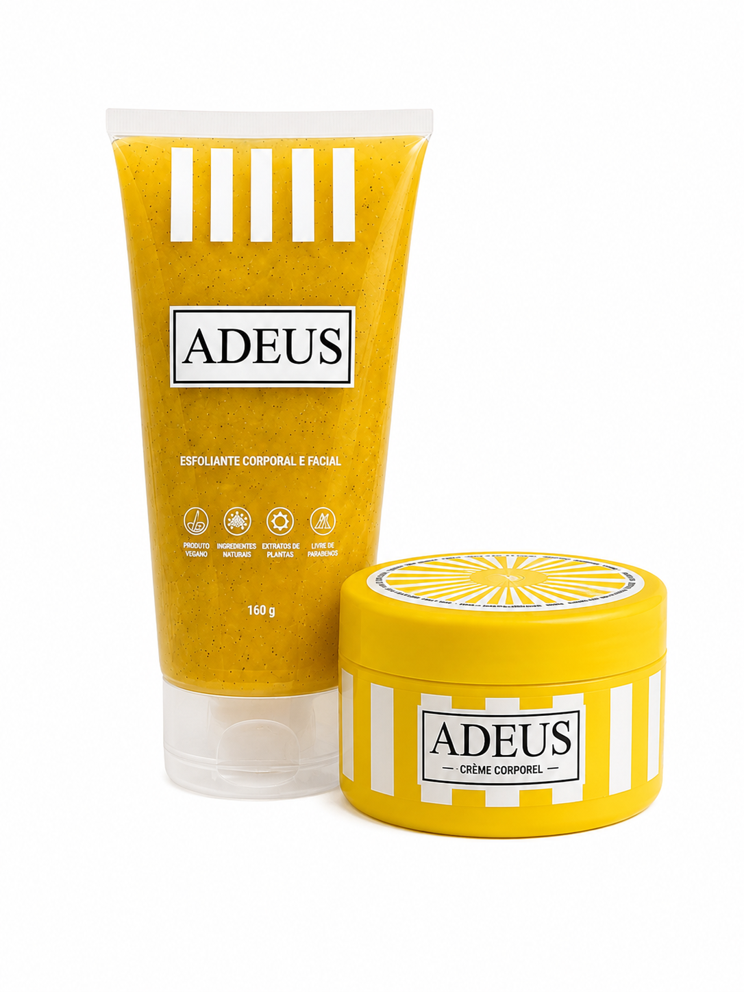 ADEUS Banane – Coffret Exfoliant Visage & Corps + Crème de Banane
