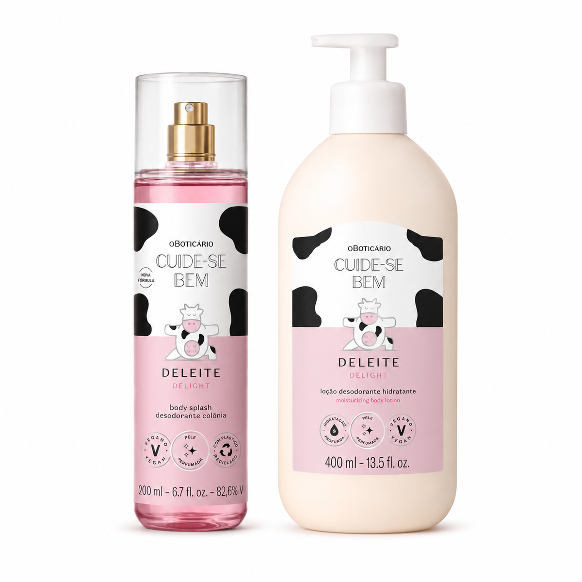 O Boticário Cuide-se Bem Deleite – Coffret Body Splash + Lotion Hydratante