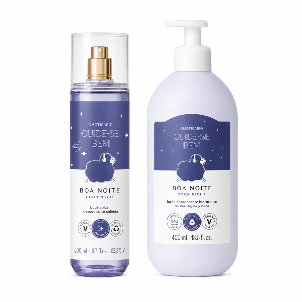 O Boticário Cuide-se Bem Boa Noite – Coffret Body Splash + Lotion Hydratante