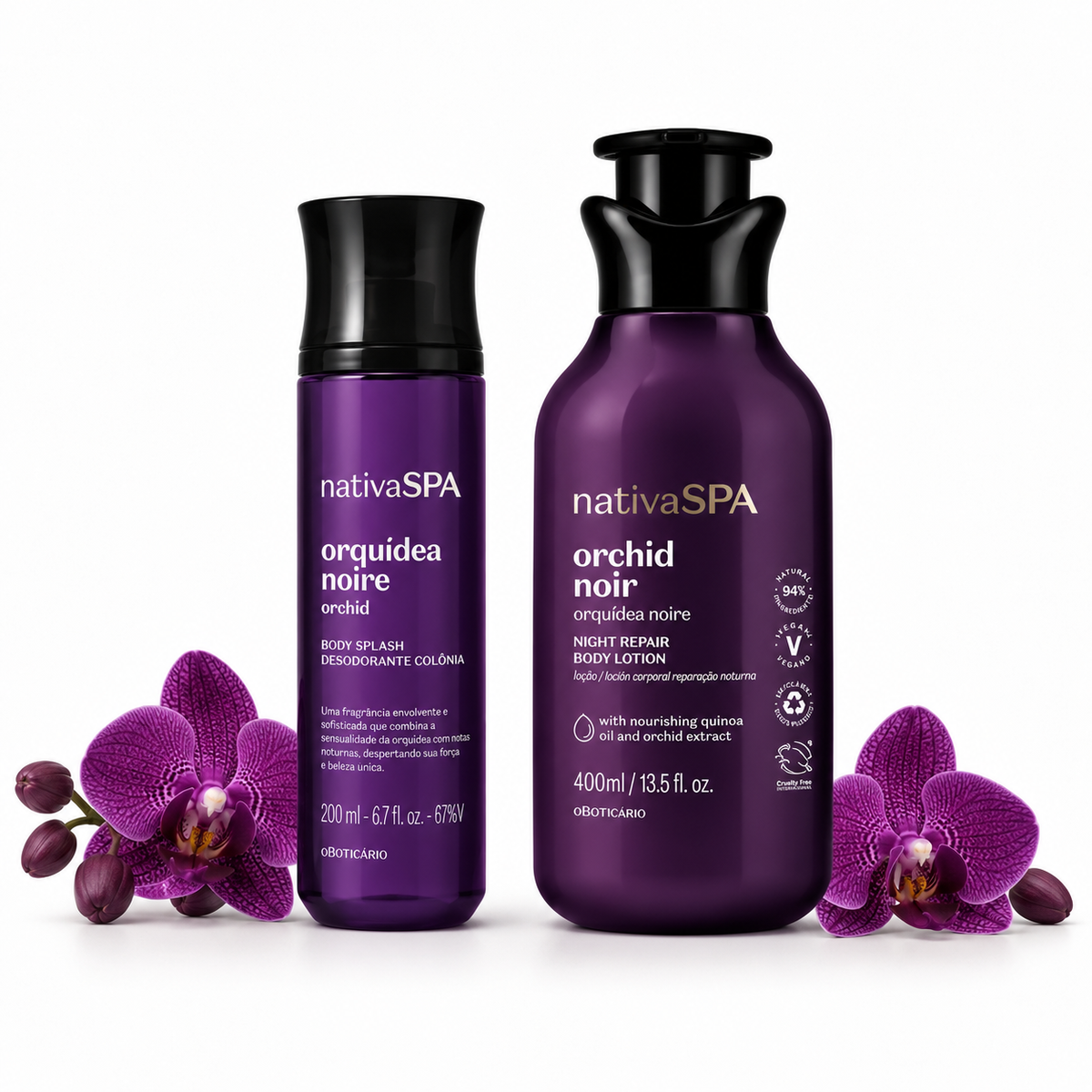 Nativa SPA Orchid Noir – Soin Corps Orchid Noir