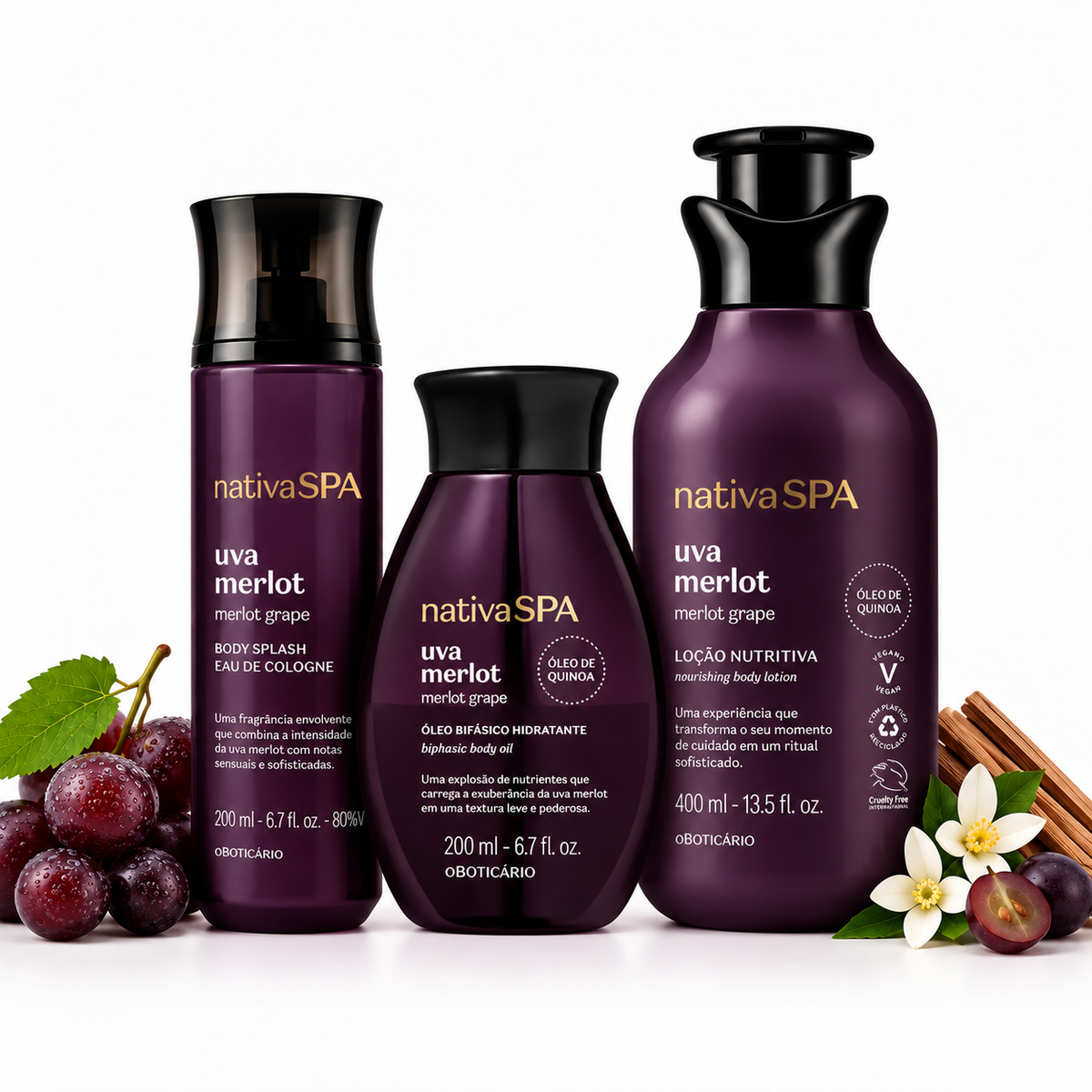 Nativa SPA Merlot Grappe – Soin Corps Merlot Grappe