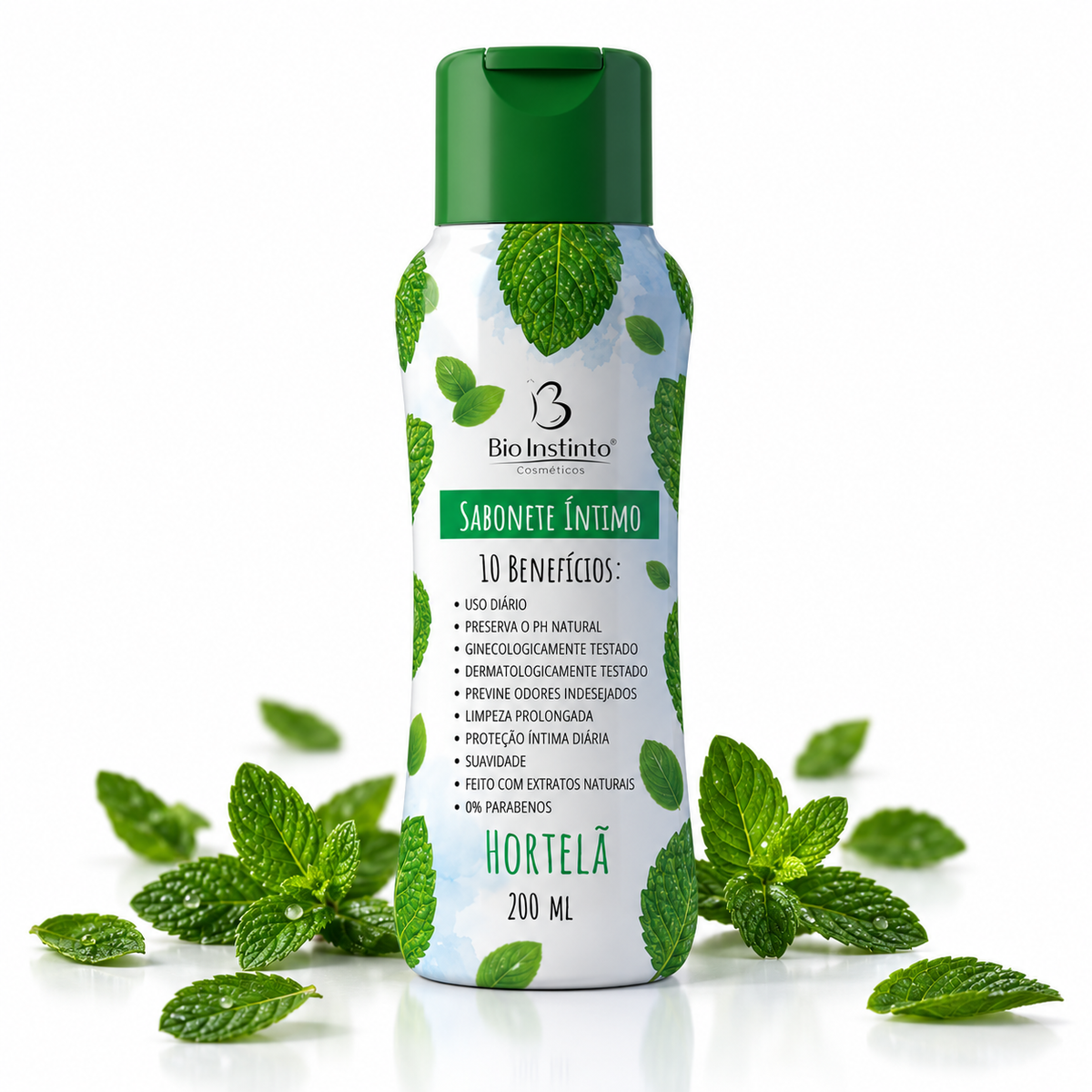 Bio Instinto – Gel Intime Hortelã (Menthe) 200ml