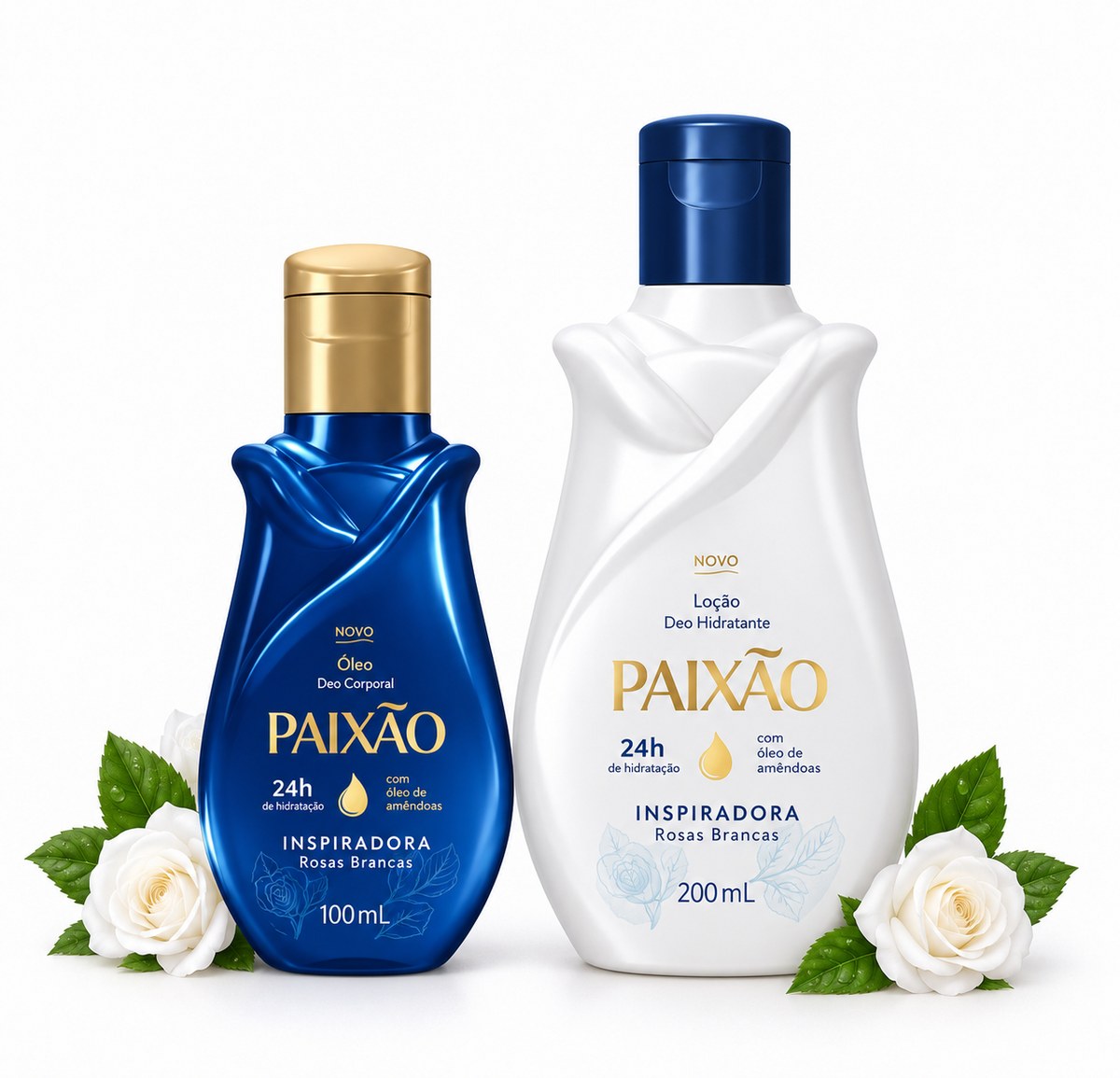 Paixão – Crème & Huile Inspiradora Rosas Brancas