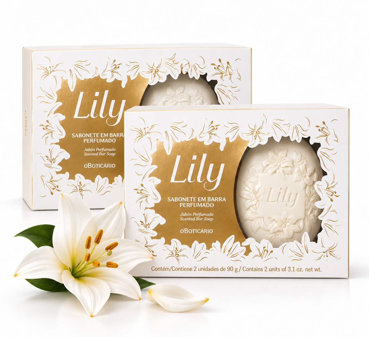 Lily – Savon Parfumé en Barre O Boticário