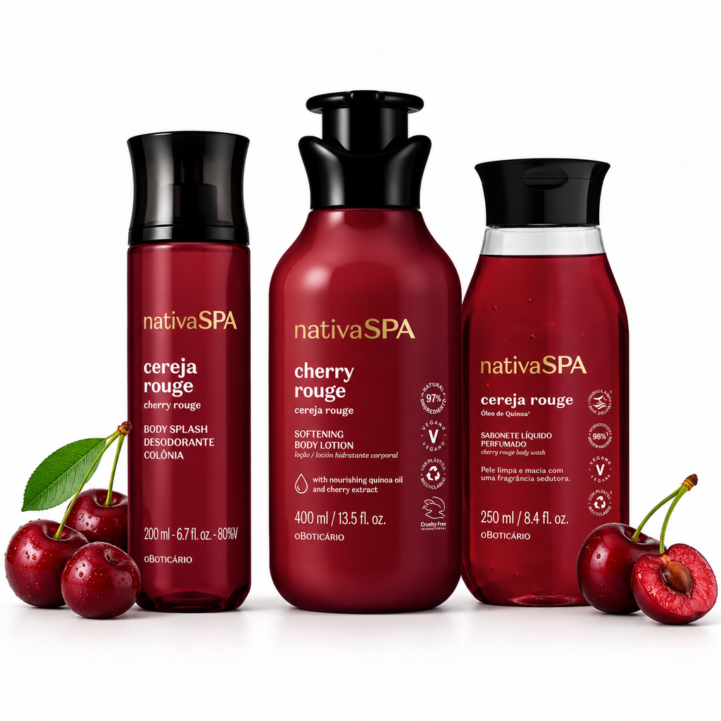 Nativa SPA Cerise Rouge – Soin Corps à la Cerise