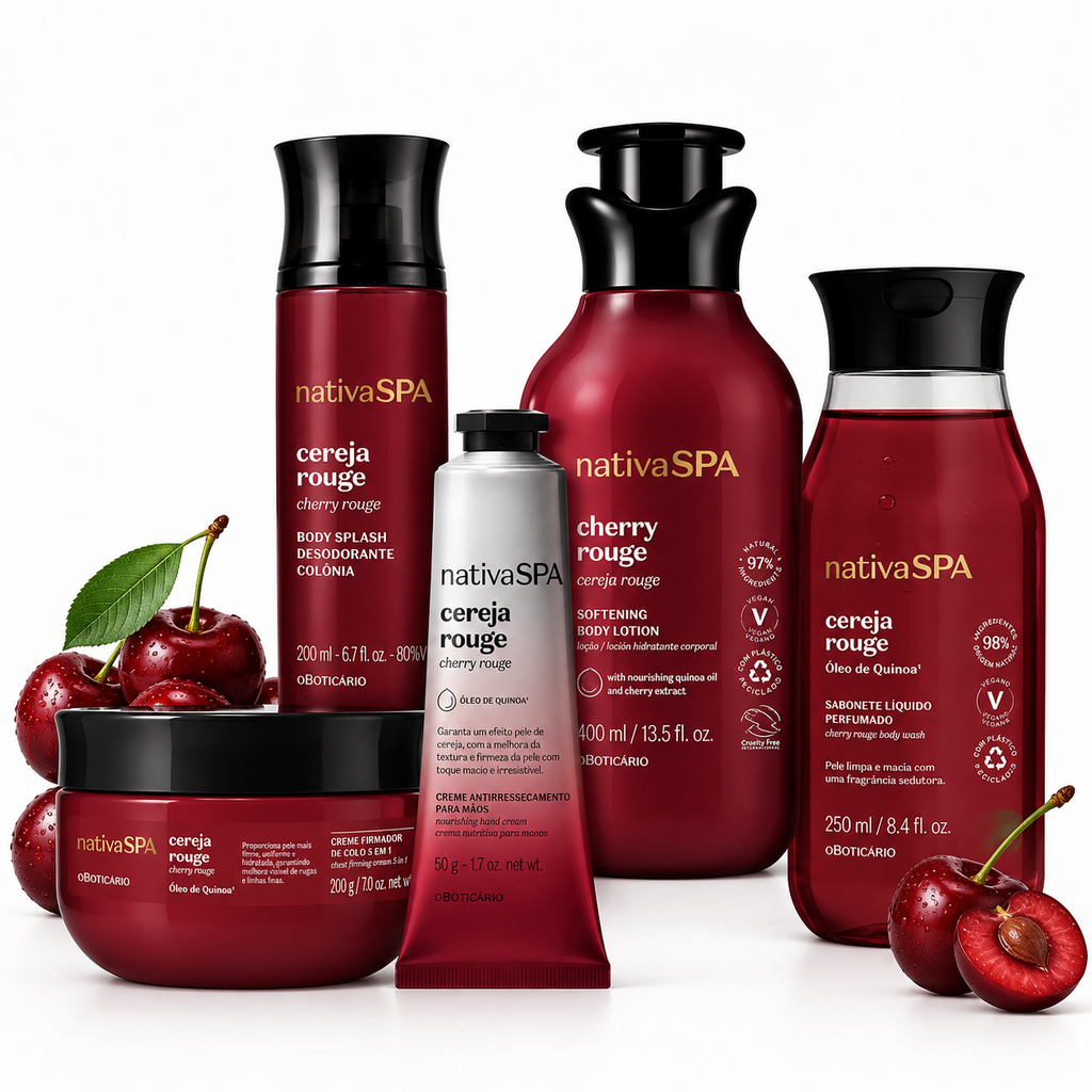 Nativa SPA Cerise Rouge – Soin Corps à la Cerise