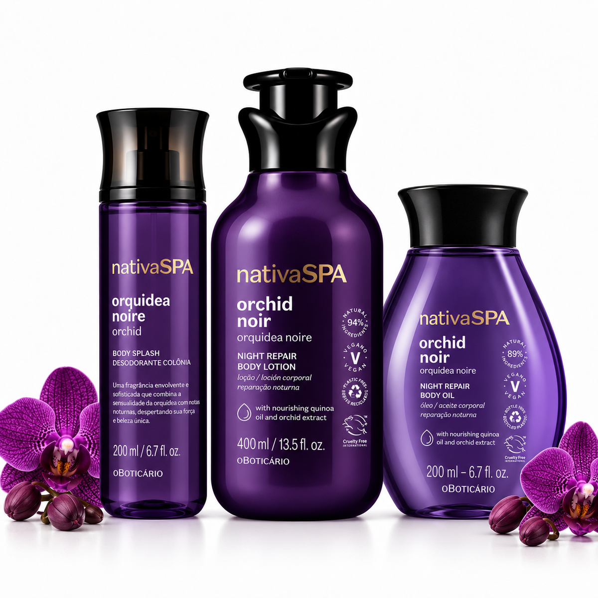 Nativa SPA Orchid Noir – Soin Corps Orchid Noir