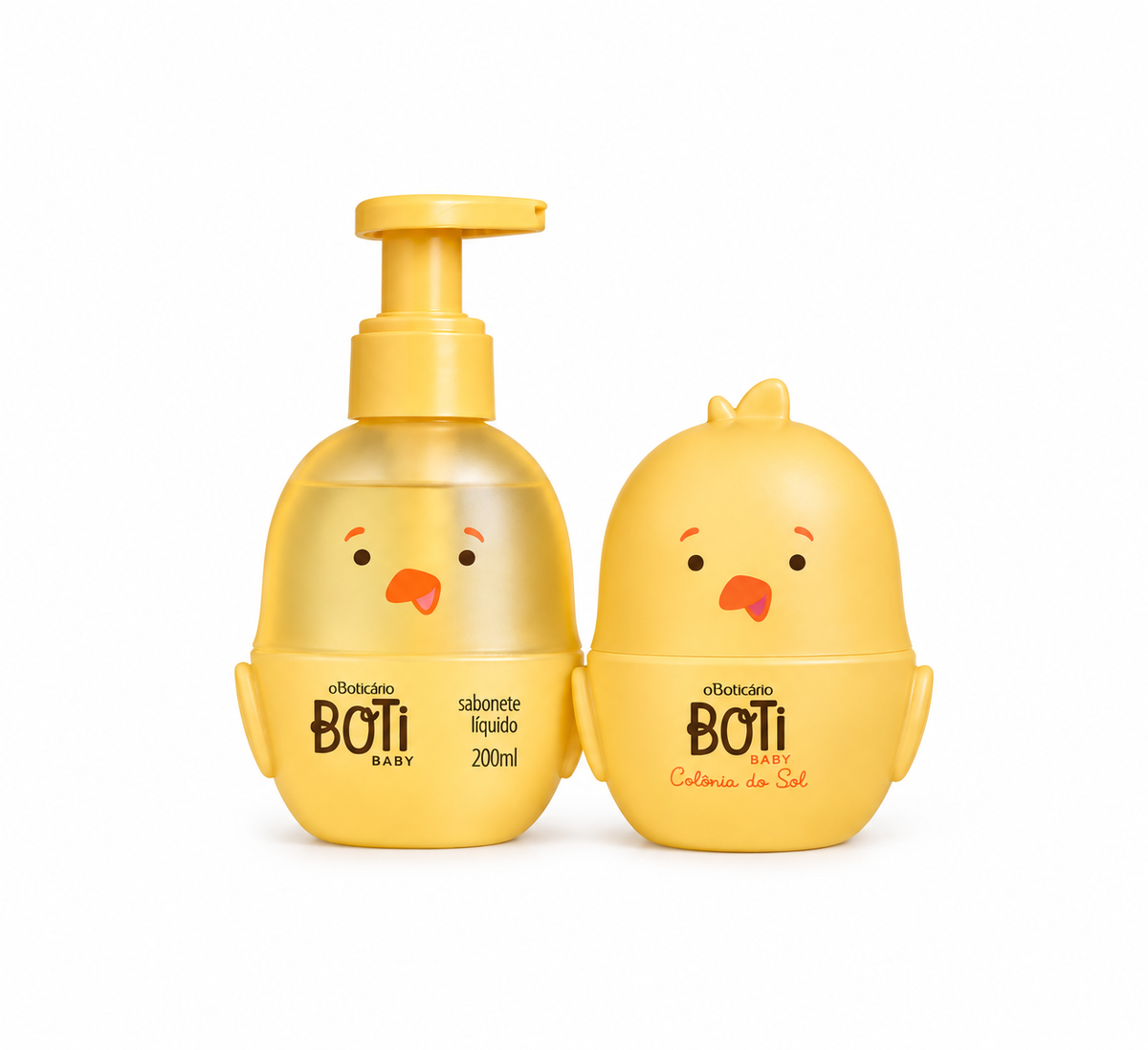 O Boticário Boti Baby – Coffret Bébé Savon Liquide + Eau de Cologne Soleil